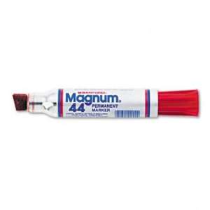    Magnum Oversized Permanent Marker, Chisel Tip, Red Electronics