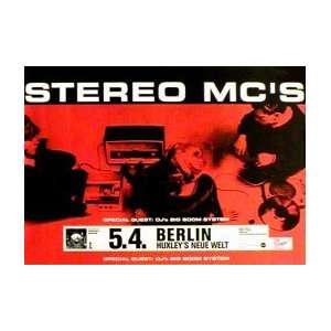  STEREO MCS Huxleys Berlin 5th April Music Poster