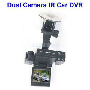 Dual Camera Car DVR HD Night Vision Dashboard Recorder  