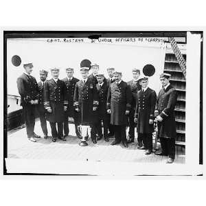  Capt. Rostron & under officers of CARPATHIA ship