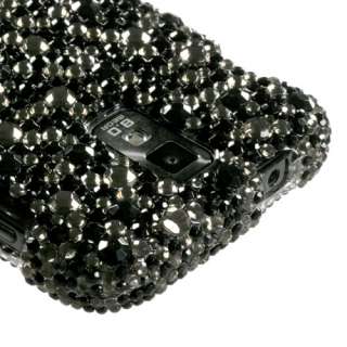   Galaxy S2 T989 T Mobile Black Stardust Diamond Case Cover  