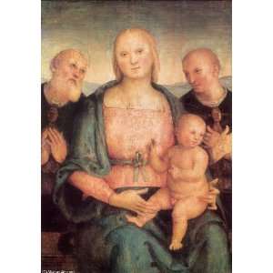  Hand Made Oil Reproduction   Pietro Perugino   24 x 34 