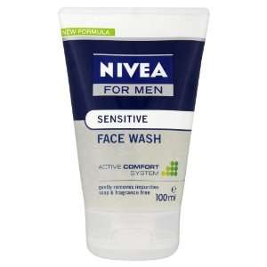  Nivea For Men Sensitive Face Wash x 100ml Beauty