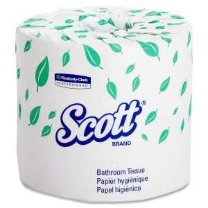 SCOTT Standard Roll Bathroom Tissue, 2 Ply, 605 Sheets/Roll, 20 Rolls 