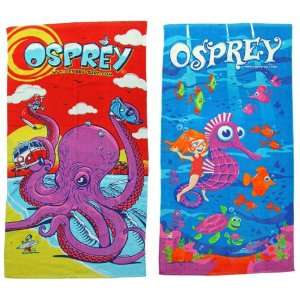    Cartoon Animation Beach Towel   152 x 76cm   Sea Horse or Octopus 