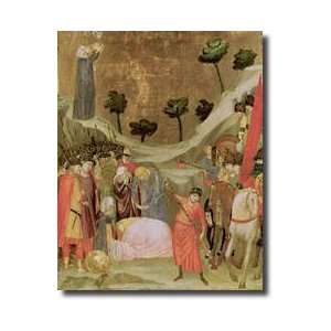   Panel From The Stefaneschi Triptych C132 Giclee Print