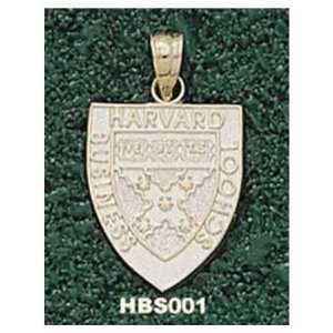  14Kt Gold Harvard Bus School Shield 5/8