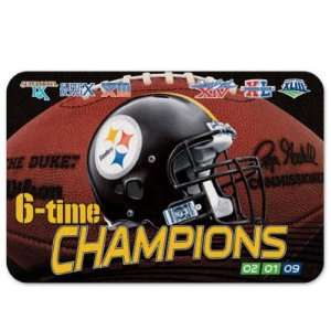   Steelers Super Bowl XLIII Champions 20x30 Mat   Pittsburgh Steelers