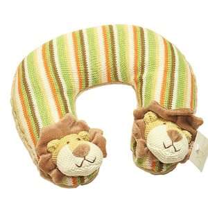    Maison Chic   Cuddly Knit Travel Pillow   Lion 