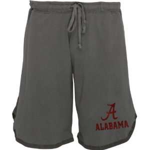    Alabama Crimson Tide Charcoal Jersey Gym Shorts