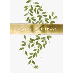  Cascading Leaves Holiday Cards