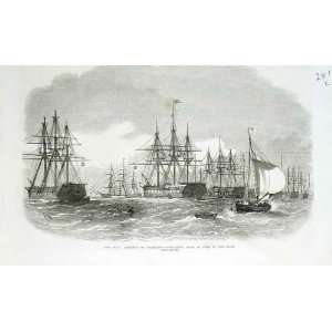   Ships To Sink In Elbe Defence Hamburg 1870 War France