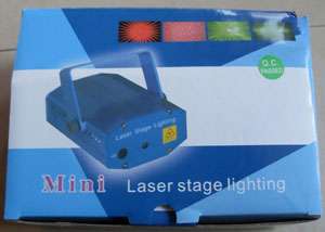Mini Green &Red DJ Laser Stage Lighting Light Disco Party Club Galaxy 