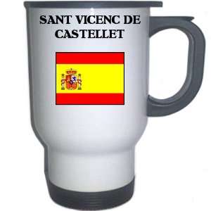   SANT VICENC DE CASTELLET White Stainless Steel Mug 