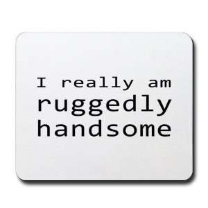  Rick Castle Ruggedly Handsome Funny Mousepad by  