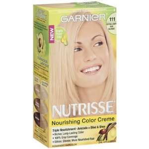 Garnier Nutrisse Level 3 Permanent Hair Creme, Extra, Light Ash Blonde 