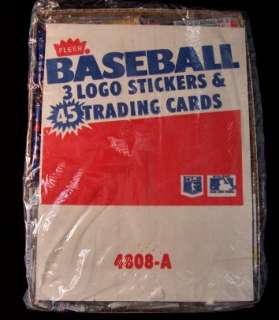 1986 Fleer Baseball Grocery Rack Box (24 Racks) Canseco  