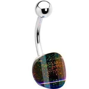  Black Stardust Belly Ring Jewelry