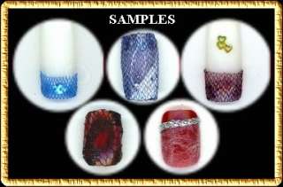 HOLOGRAPHIC BLUE Designer NAIL ART SCREENING  