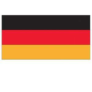  Germany Country Flag Euro bumper sticker decal   GERMAN FLAG 