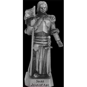  Joan of Arc 2 1 2in. Pewter Statue
