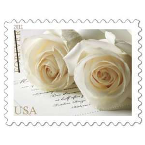  Wedding Roses Sheet of 4 x Forever us Postage Stamps 