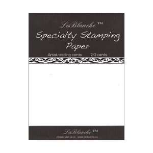 Speciality Stamping Paper LB1069 White Artist Trading Card (ATC) 20 