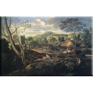   30x19 Streched Canvas Art by Poussin, Nicolas