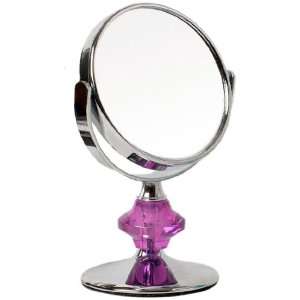   Mag Mini Vanity Mirror, Pink, 3.5 Inchx2.75 Inchx5 Inch Home