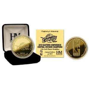  Cleveland Cavaliers 2010 Division Champs 24Kt Gold Coin 