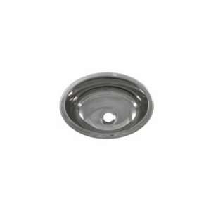 Opella Oval Lavatory Sink Stainless 17135.045 Polished Stainless Steel