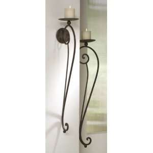   Pillar Wall Sconce Pair Iron N Iron Lon by Midwest CBK