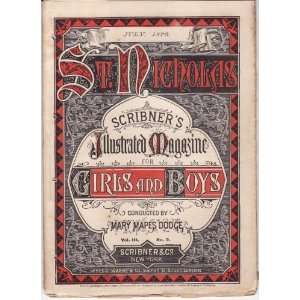 JULY 1876 ST. NICHOLAS A SCRIBNERS ILLUSTRATED MAGAZINE FOR GIRLS AND 