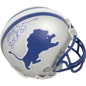  Billy Sims Detroit Lions Autographed Mini Helmet with 80 