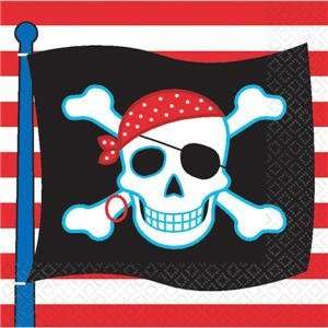 Pirate Party Beverage Napkins (16 ct) [Toy] [Toy]