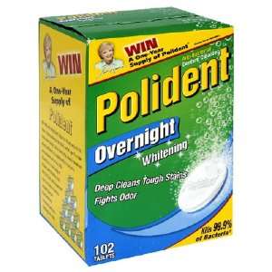  Polident Overnight Double Action Denture Cleanser 102 