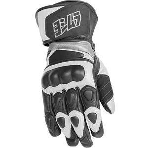  Yoshimura SRS Leather Gloves   X Large/Silver/Black 