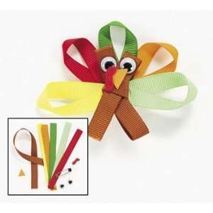  Ribbon Turkey Pin Craft Kit   Adult Crafts & Jewelry 