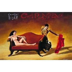   Carmen   Artist Rafal Olbinski  Poster Size 24 X 37