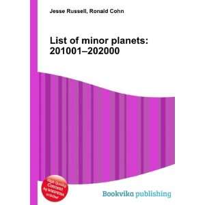  List of minor planets 201001 202000 Ronald Cohn Jesse 