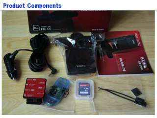 Car Black Box CARPA120 Gps 2CH DUAL Camera G Sensor+4GB  