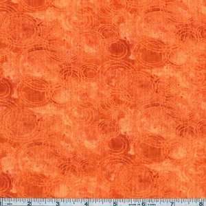  45 Wide Rainy Days Rainwater Rings Peach Fabric By The 