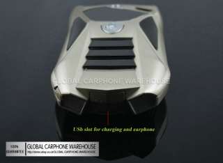 Brand New & Unlocked Cool LAMBORGHINI CONCEPT CAR 8800 QUADBAND Mobile 