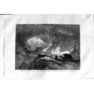 1865 Snowstorm Mont Cenis Mountains Fine Art Turner 