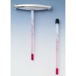 Wine Thermometer Silver Plated Handle Combo  Kitchen 