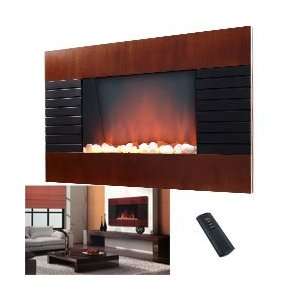  PROlectrix Wood Trim Panel Electric Fireplace Heater 