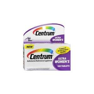 Centrum Multivitamin/Multimineral Ultra Womens, 100 Tablets (Pack of 
