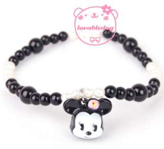 Dog Pet Pearl Necklace Cartoon Charm Jewelry S M L  
