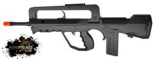 Licensed CyberGun FAMAS Foreign Legion Spring Airsoft Rifle   Black 