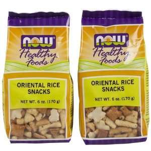  NOW Foods Oriental Rice Snacks, 6 oz, 2 ct (Quantity of 4 